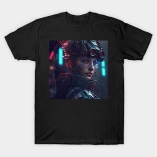 Female Cyberpunk Sniper T-Shirt